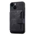 Miniatyrbillede 5 af 5: Multi-Slot Skal RFID-beskyttelse iPhone 15 Sort