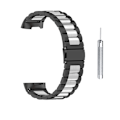 Miniatyrbillede 2 af 2: Metalarmbånd Fitbit Charge 5 Sort/Sølv