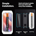 Pikkukuva 10 / 10: Spigen iPhone 13 Pro Näytönsuoja GLAS.tR EZ Fit (2 kpl)