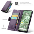 Miniatyrbillede 8 af 10: CaseMe Slim Pungetui RFID-beskyttelse Google Pixel 8a Lilla