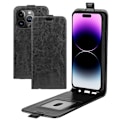 Pikkukuva 1 / 8: Flip Läderfodral iPhone 15 Pro Max Musta