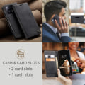 Miniatyrbillede 8 af 8: CaseMe Slim Pungetui Xiaomi 13 Sort
