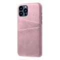 Pikkukuva 2 / 4: Nahkainen korttikotelo iPhone 13 Prolle, vaaleanpunainen
