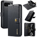 Miniatyrbild 1 av 10: DG.MING 2-in-1 Magnet Wallet Google Pixel 9 Pro XL Black
