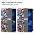 Miniatyrbillede 4 af 10: iPad 10.9 2022 (10. generation) Etui Tri-fold Graffiti