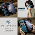 Miniatyrbillede 7 af 9: CaseMe Slim Pungetui Samsung Galaxy Z Fold 5 Blå