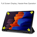 Miniatyrbillede 4 af 9: Fodral Tri-Fold Galaxy Tab S7 Plus/S8 Plus 12.4 Med S Pen-holder