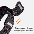 Pikkukuva 4 / 9: Dux Ducis elastisk nylonvävd rem Apple Watch 41mm Series 9 Svart