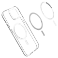 Pikkukuva 4 / 7: Spigen iPhone 13 -kotelo Ultra Hybrid MagSafe, valkoinen