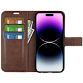 Miniatyrbild 2 av 4: iPhone 15 Pro Max Wallet Leather Brown
