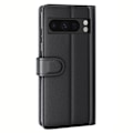 Pikkukuva 8 / 8: Aito nahkakotelo Google Pixel 8 Prolle, musta