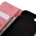 Pikkukuva 4 / 7: Perhoskuvioinen nahkakotelo iPhone 7/8/SE, vaaleanpunainen
