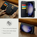 Miniatyrbillede 7 af 9: DG.MING 2-i-1 Magnet Pung Samsung Galaxy A35 Sort