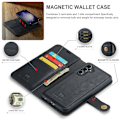 Miniatyrbillede 7 af 10: DG.MING 2-i-1 Magnetpung Samsung Galaxy S25 Plus Sort
