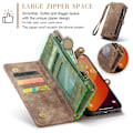 Miniatyrbillede 6 af 10: CaseMe Multi-Slot 2 i 1 Pungetui iPhone 16 Pro Max Brun