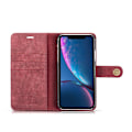 Pikkukuva 2 / 8: DG.MING 2-in-1 Magnet Plånbok iPhone XR Punainen