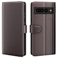Pikkukuva 1 / 10: Aito nahkakotelo Google Pixel 7 Prolle, ruskea