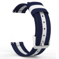 Miniatyrbillede 3 af 4: Nylonrem til Samsung Gear S3 Frontier/S3 Classic Blå/Hvid