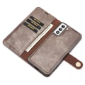 Miniatyrbillede 5 af 6: DG.MING 2-i-1 Magnet Pung Samsung Galaxy S21 Brun