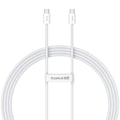 Miniatyrbillede 1 af 7: Baseus Superior 30W Langt USB-kabel USB-C - USB-C 2m Hvid