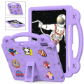 Miniatyrbild 1 av 7: Stöttåligt EVA Skal iPad 10.2 9th Gen (2021) Kickstand Lila