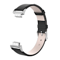 Miniatyrbillede 2 af 4: Læderarmbånd Fitbit Inspire/Inspire HR/Inspire 2 Sort