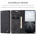 Miniatyrbillede 4 af 9: CaseMe Slim Pungetui Xiaomi 14 Pro Sort