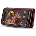 Miniatyrbild 3 av 8: DG.MING 2-in-1 Magnet Wallet Google Pixel 7 Red