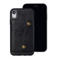 Miniatyrbillede 6 af 6: Etui med pung til iPhone XR Sort