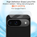 Miniatyrbillede 2 af 6: Imak 2-pak Hærdet Glas Kamerabeskyttelse Google Pixel 9 Transparent