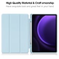 Pikkukuva 2 / 9: Samsung Galaxy Tab S10 FE Kotelo Tri-Fold Kynätelineellä Sininen