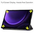 Pikkukuva 4 / 9: Samsung Galaxy Tab S10 FE Kotelo Tri-fold Harmaa