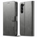 Pikkukuva 1 / 10: LC.IMEEKE Lompakkokotelo Samsung Galaxy S24 Plus Harmaa