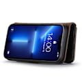 Miniatyrbillede 3 af 10: DG.MING 2-i-1 Magnet Pung iPhone 15 Pro Max Brun