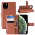 Mobilfodral Läder iPhone 11 Pro Brun