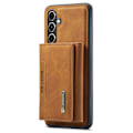 Miniatyrbillede 2 af 10: DG.MING 2 i 1 Magnetisk Kortlomme Etui Samsung Galaxy S25 Cognac