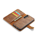 Miniatyrbillede 5 af 10: DG.MING 2-i-1 Magnetpung Samsung Galaxy S25 Cognac