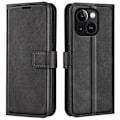 Miniatyrbillede 1 af 6: iPhone 15 Plus Wallet Læder Sort