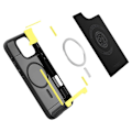 Miniatyrbillede 6 af 9: Spigen iPhone 16 Pro Max Cover Rugged Armor MagSafe Sort