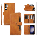 Miniatyrbillede 1 af 7: Pungetui Multi-Slot Samsung Galaxy S24 Cognac