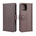 Miniatyrbillede 5 af 5: Ægte læder etui iPhone 12 Pro Max Brun
