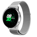 Miniatyrbillede 1 af 4: Milanese Loop Rem til Samsung Galaxy Watch Active Sølv