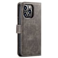 Miniatyrbillede 10 af 10: DG.MING 2-i-1 Magnet Pung iPhone 15 Pro Max Brun