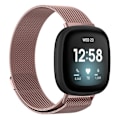 Miniatyrbild 1 av 4: Milanese Loop Armband Fitbit Versa 4/Sense 2 Rosa (L)