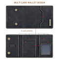 Miniatyrbild 10 av 10: DG.MING 2 in 1 Magnetic Card Slot Case iPhone 15 Black