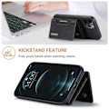 Miniatyrbillede 2 af 10: DG.MING 2 i 1 Magnetisk Kortlomme Etui iPhone 13 Sort