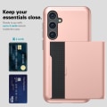 Miniatyrbild 4 av 7: Samsung Galaxy S24 Plus Skal Kortfack Roséguld