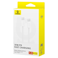 Miniatyrbillede 7 af 7: Baseus Superior 30W Langt USB-kabel USB-C - USB-C 2m Hvid
