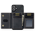 Miniatyrbild 3 av 9: DG.MING 2 in 1 Magnetic Card Slot Case iPhone 16 Plus Black
