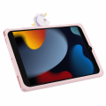 Miniatyrbild 6 av 9: Skal iPad 10.2 9th Gen (2021) Enhörning Med Ställ Rosa